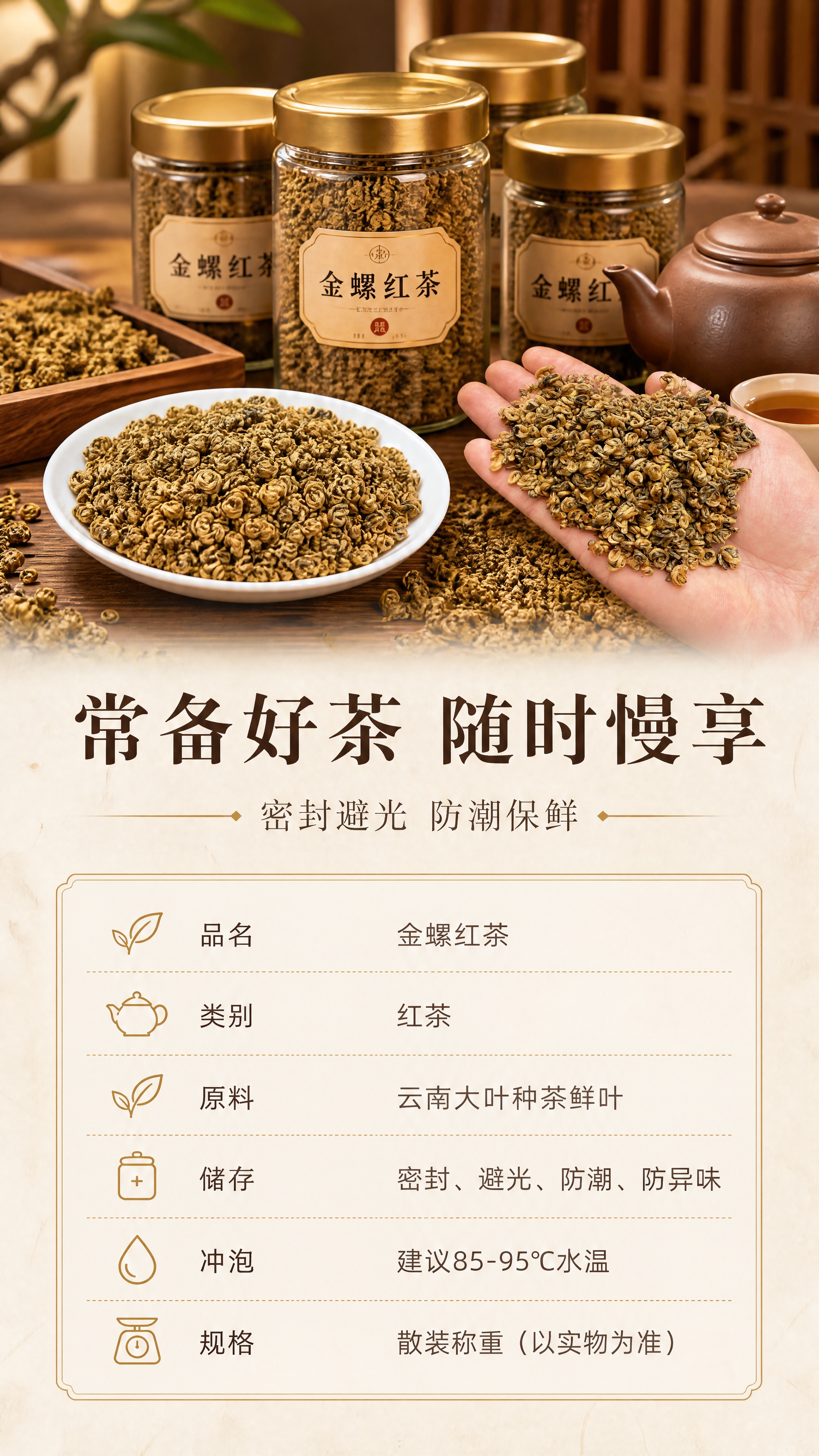 [商品] 使用【图1】【图6】金螺红茶实拍：保留白瓷盘中的卷曲… - 图片创意预览
