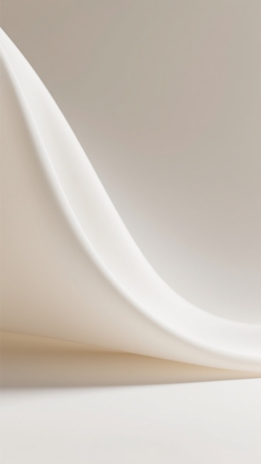 高级简约背景，柔和的米白色与浅米色渐变融合，光滑细腻的布料质感，优雅自然的曲面弧度，左上角至右下角的柔和光影过渡，明亮通透的整体氛围，极简主义风格，干净纯粹的视觉效果，无任何多余元素，留白充足，色调统一和谐，具有现代设计感的抽象背景。预览效果