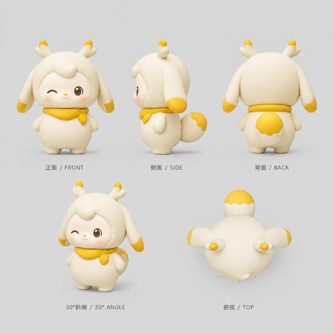 生成C4D手办图预览效果
