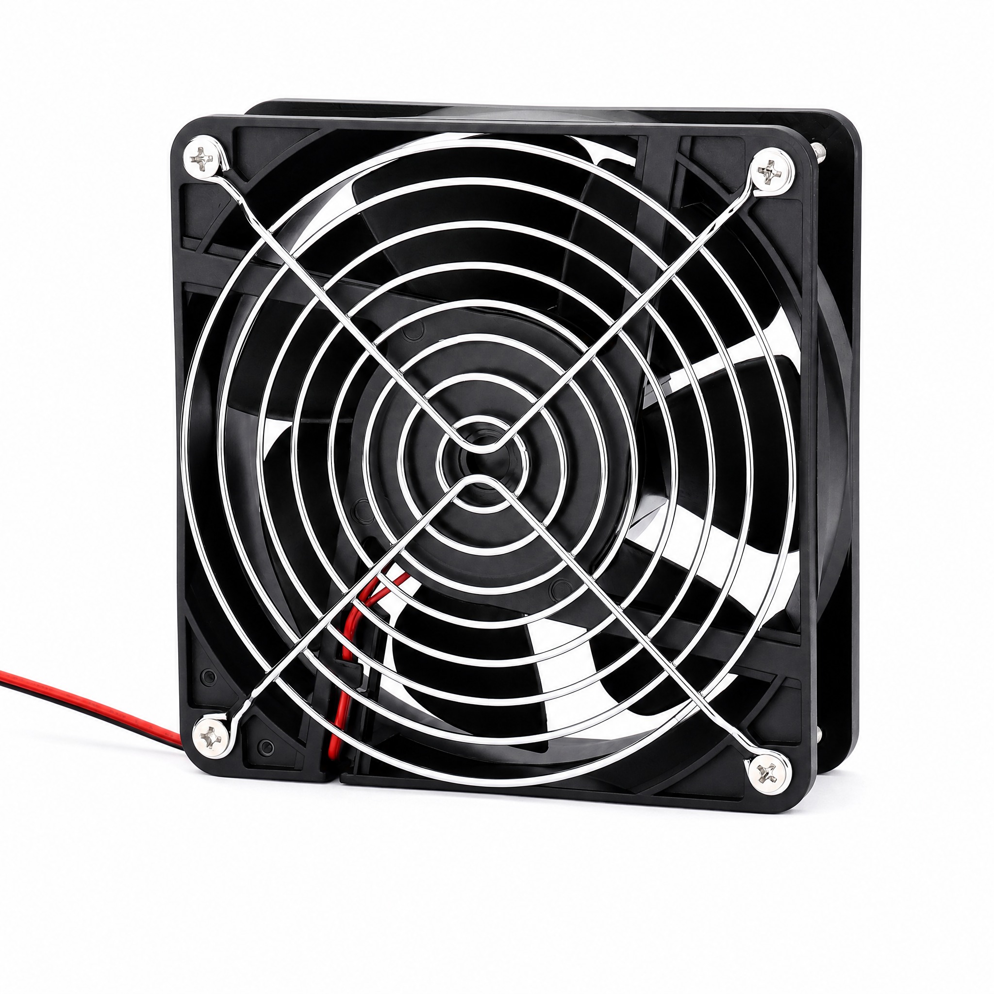 对图中的散热风扇商品进行精修，保持商品的角度和外观结构不变，去… - 图片创意预览