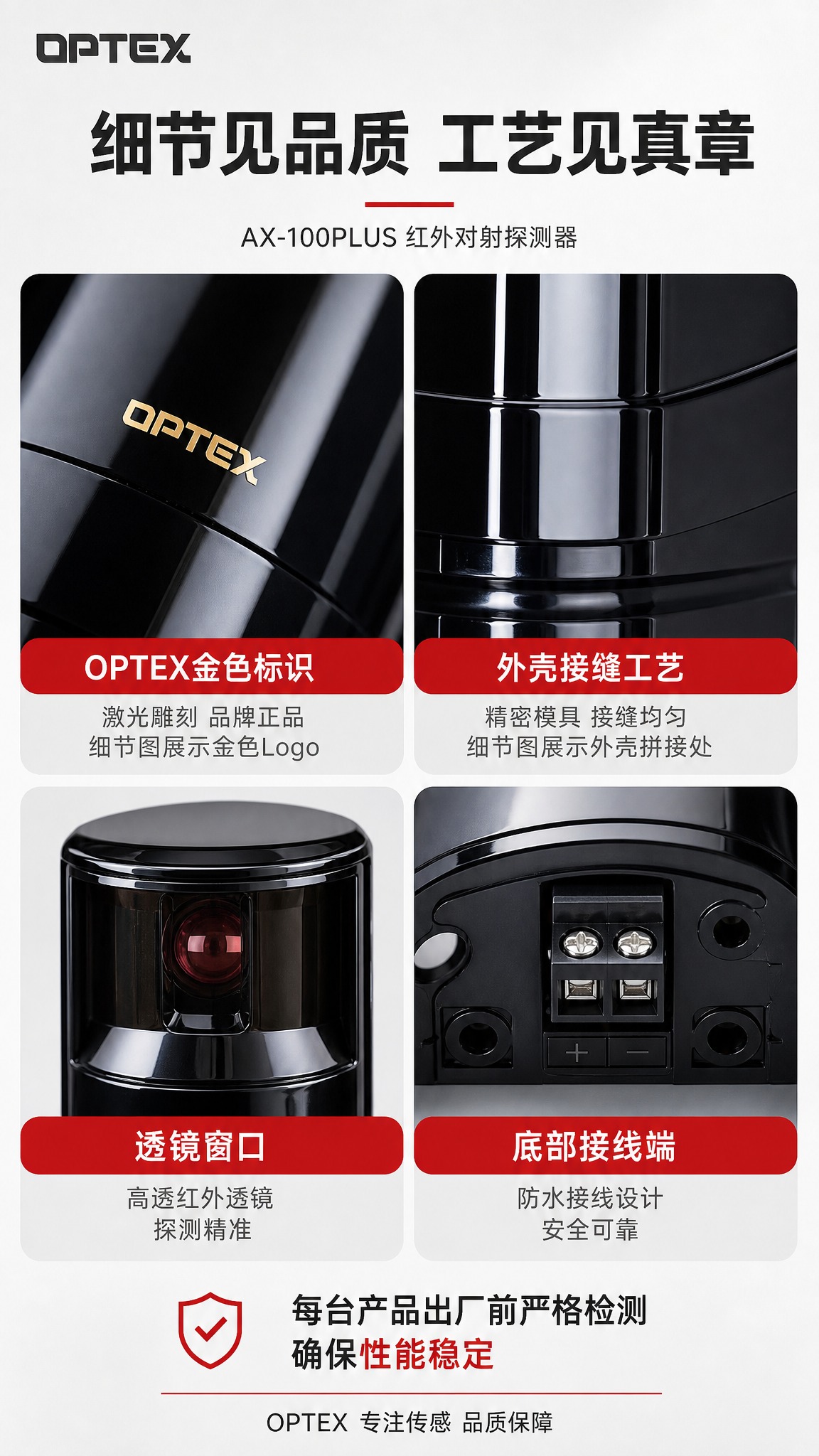[商品] 使用【图1】AX-100PLUS红外对射探测器；保留… - 图片创意预览