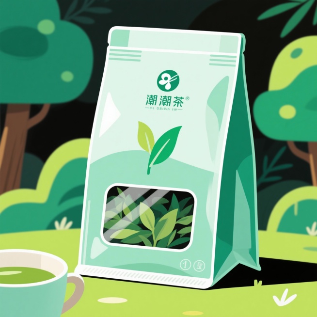 “设计‘茶韵清悠’茶饮杯：材质选高硼硅玻璃（耐热）+ 磨砂杯盖（带茶漏），杯身印品牌 LOGO（自然森系风）+ 浅茶绿渐变茶芽图案，杯底做防滑纹；容量 350ml（适配白领通勤），杯盖可当小茶杯用（实预览效果