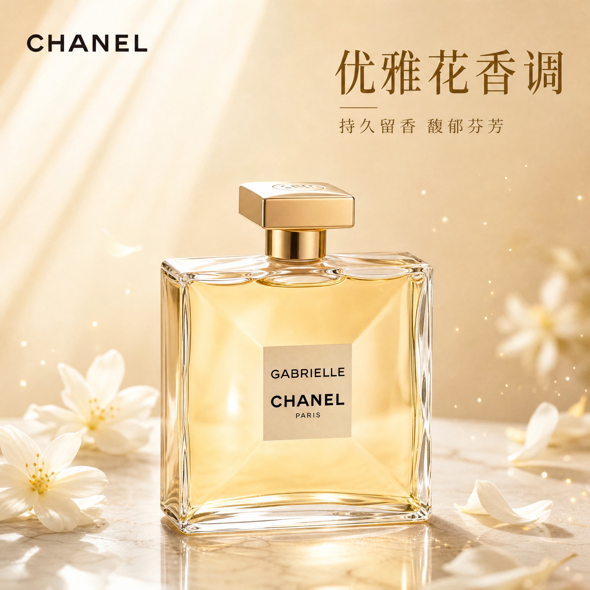 [主图-1] 高端香氛品牌调性首图，极简静物风格，突出香水高级… - 图片创意预览