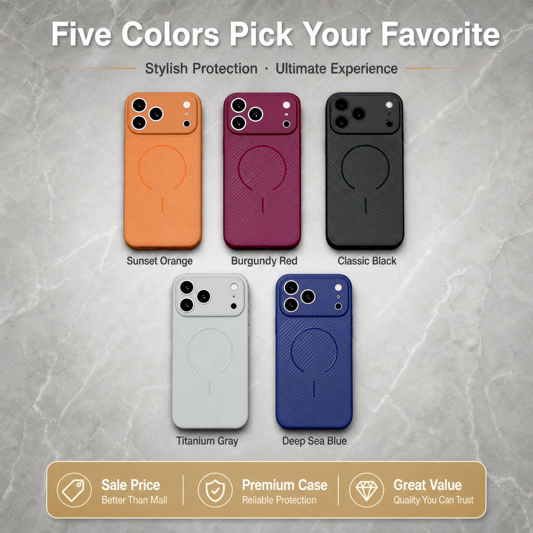 [主图-5] Five-color SKU display +… - 图片创意预览