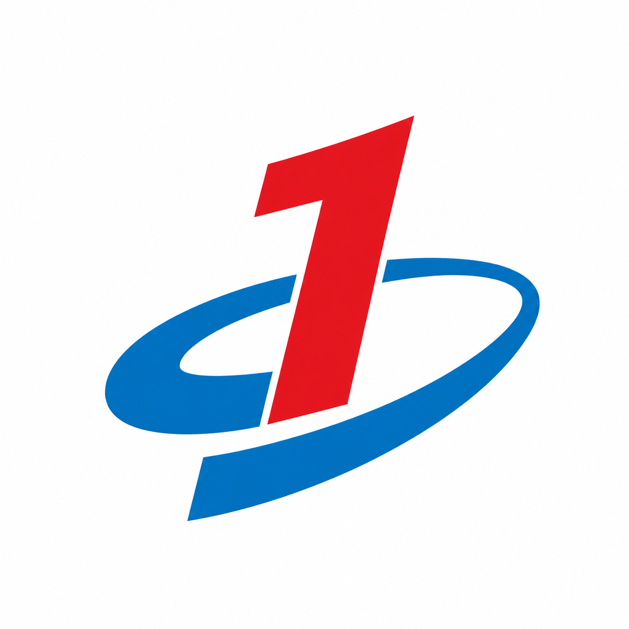 将诚达集团logo的左侧红色数字1和蓝色环形图标调整为正方形图… - 图片创意预览
