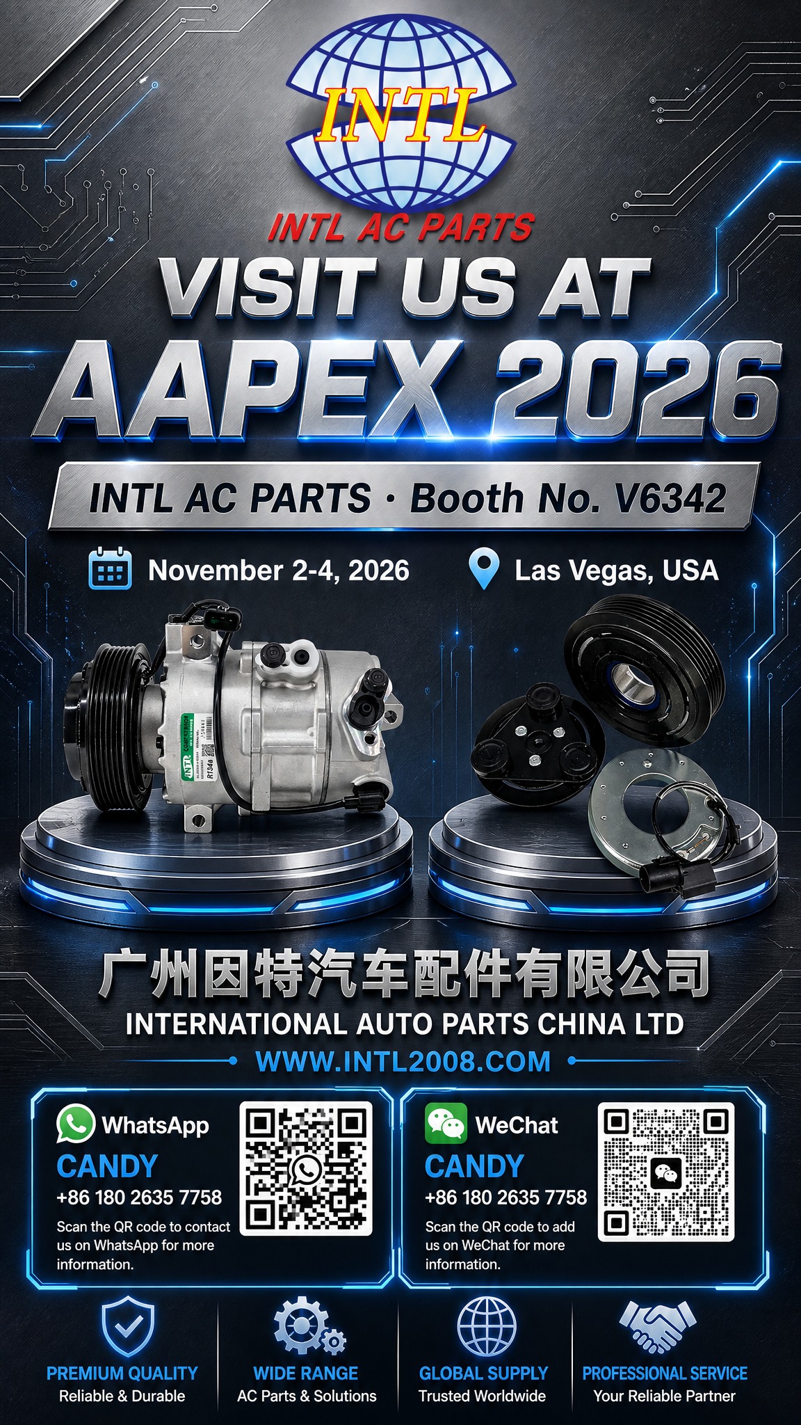 AAPEX 2026 trade show invitatio… - 图片创意预览