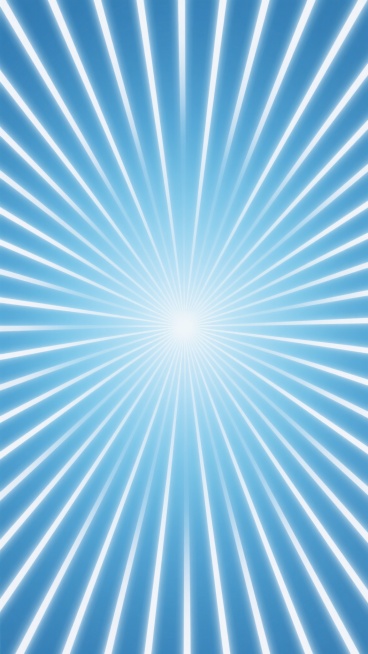 从中心向四周呈放射状扩散的几何光线背景，光线以均匀排列的白色线条构成，线条之间填充着从中心向外逐渐加深的浅蓝色渐变，整体呈现出简洁明快的现代抽象风格，光线线条粗细均匀且具有强烈的对称性，背景纯净无杂质，营造出明亮、开阔且充满活力的视觉效果，采用不同配色方案来呈现这种放射光背景的视觉冲击力。预览效果