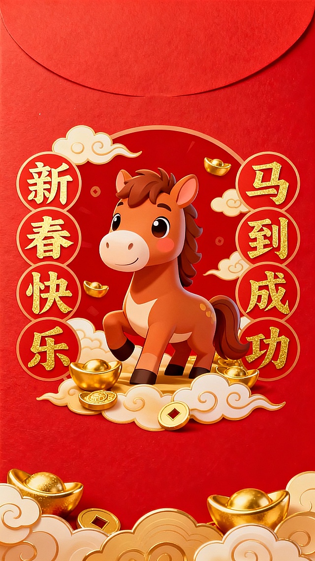 马年红包封面