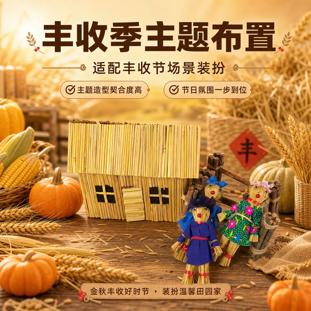 [商品] 使用【图1】稻草屋农夫院套装；保留整套套装的造型、颜… - 图片创意预览