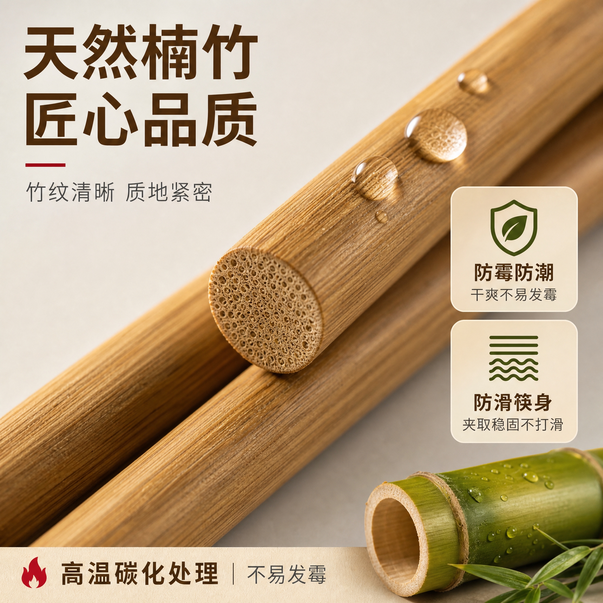 [主图-3] 材质细节与品质证明，展示楠竹材质与防霉防滑特性。… - 图片创意预览