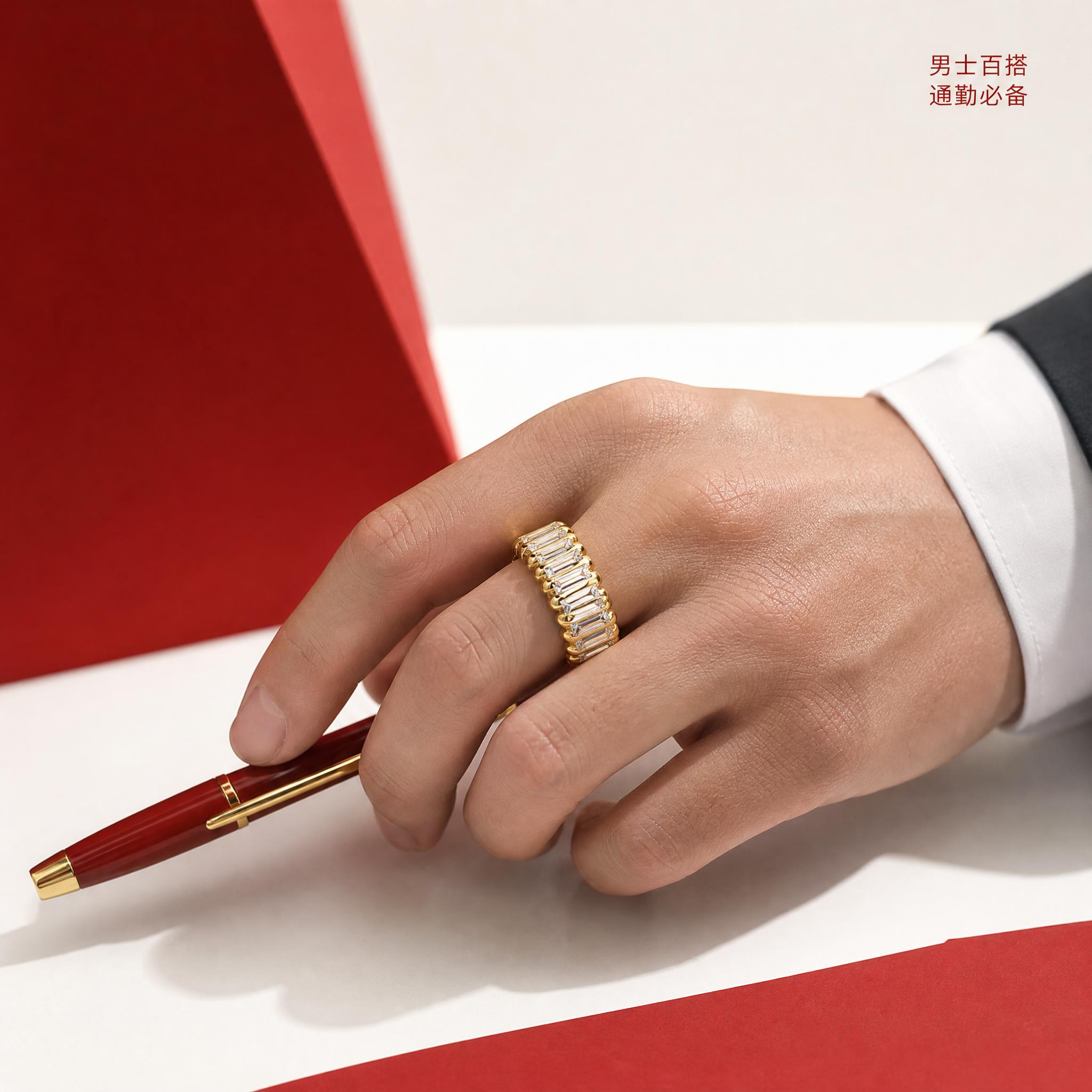 [主图-4] 男士佩戴场景 日常穿搭氛围展示 [统一基调] 几… - 图片创意预览