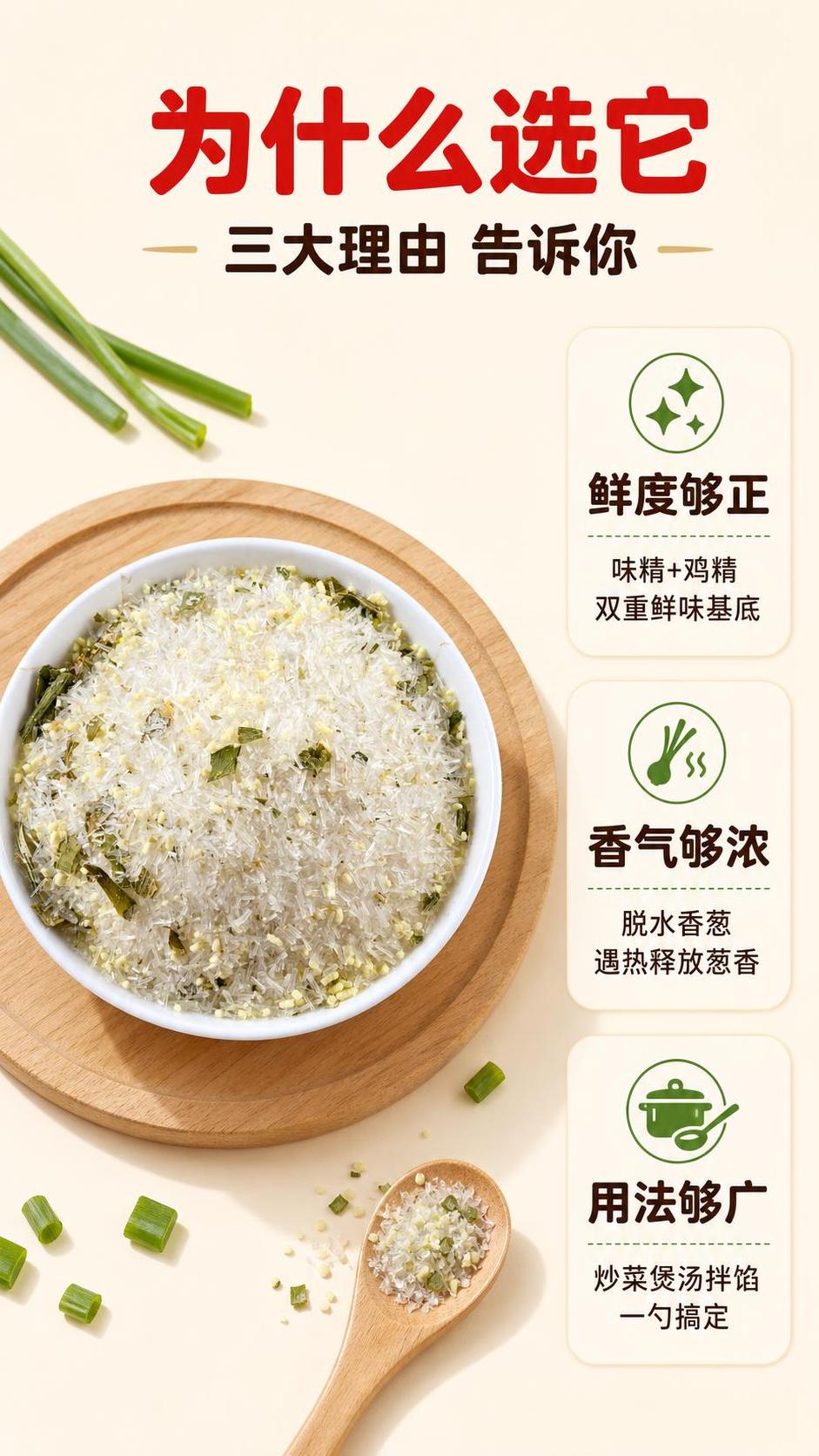 [第4张] 核心卖点拆解页-俄罗斯风味味精三大优势说明。本张使… - 图片创意预览