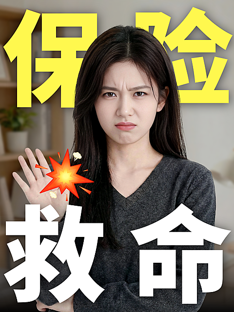 大字风拒绝保险避坑指南小红书封面