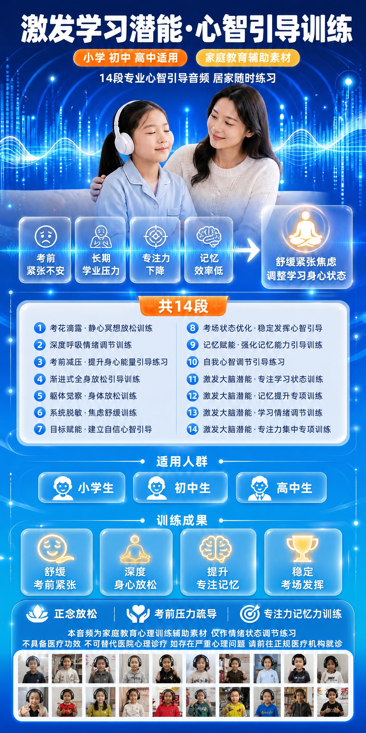 修改这张激发学习潜能·心智引导训练详情长图：删除最底部中央的橙… - 图片创意预览