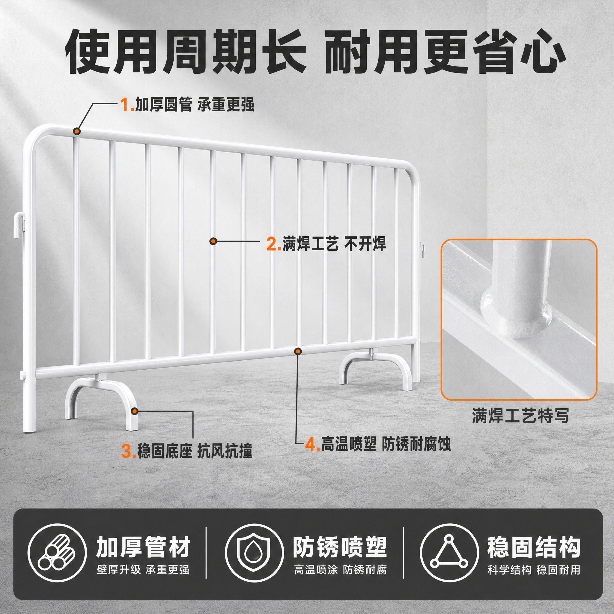 [主图-2] 使用周期长卖点深度展示图，证明产品耐用坚固、可长… - 图片创意预览