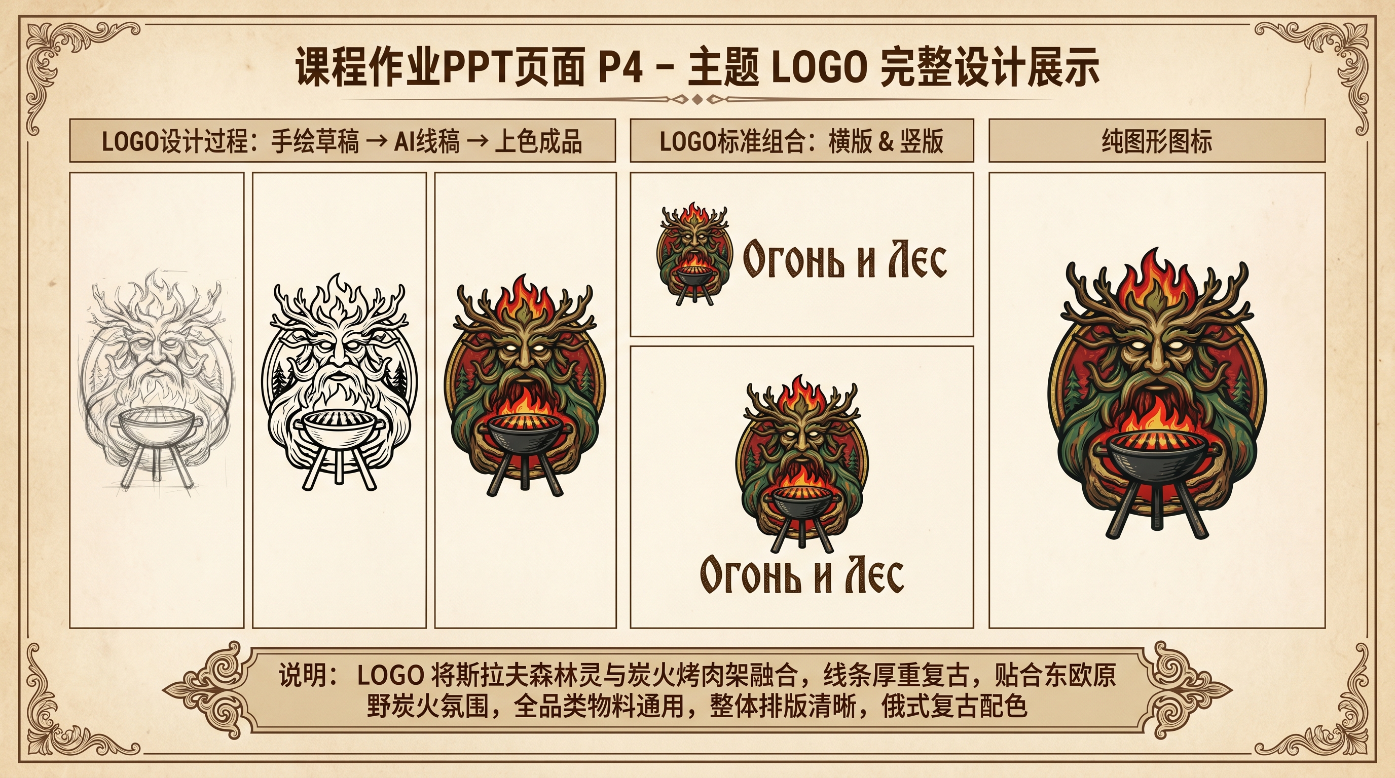 P1 封面 配图：横版 LOGO，淡斯拉夫藤蔓底纹 主标题：阿… - 图片创意预览