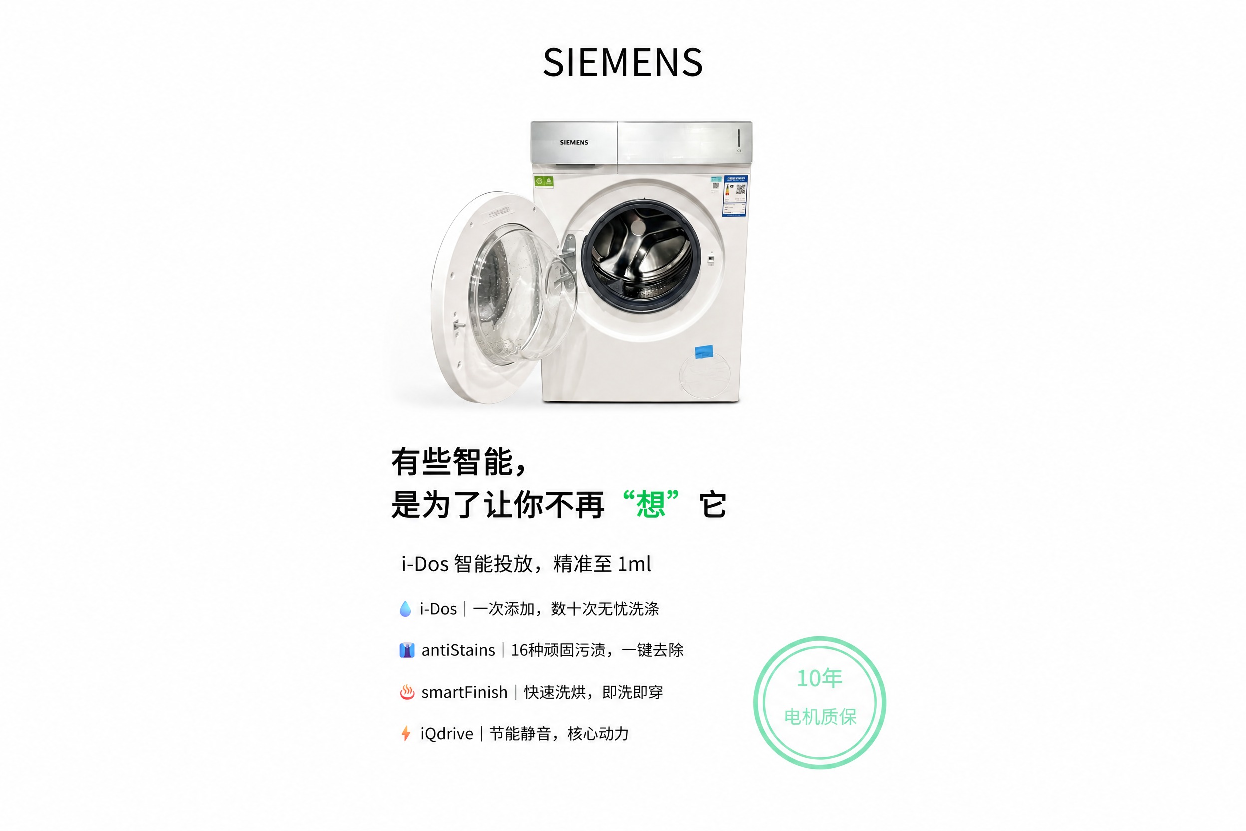 这是一张图生图编辑任务。输入包含两张图：第一张是白色西门子前置… - 图片创意预览