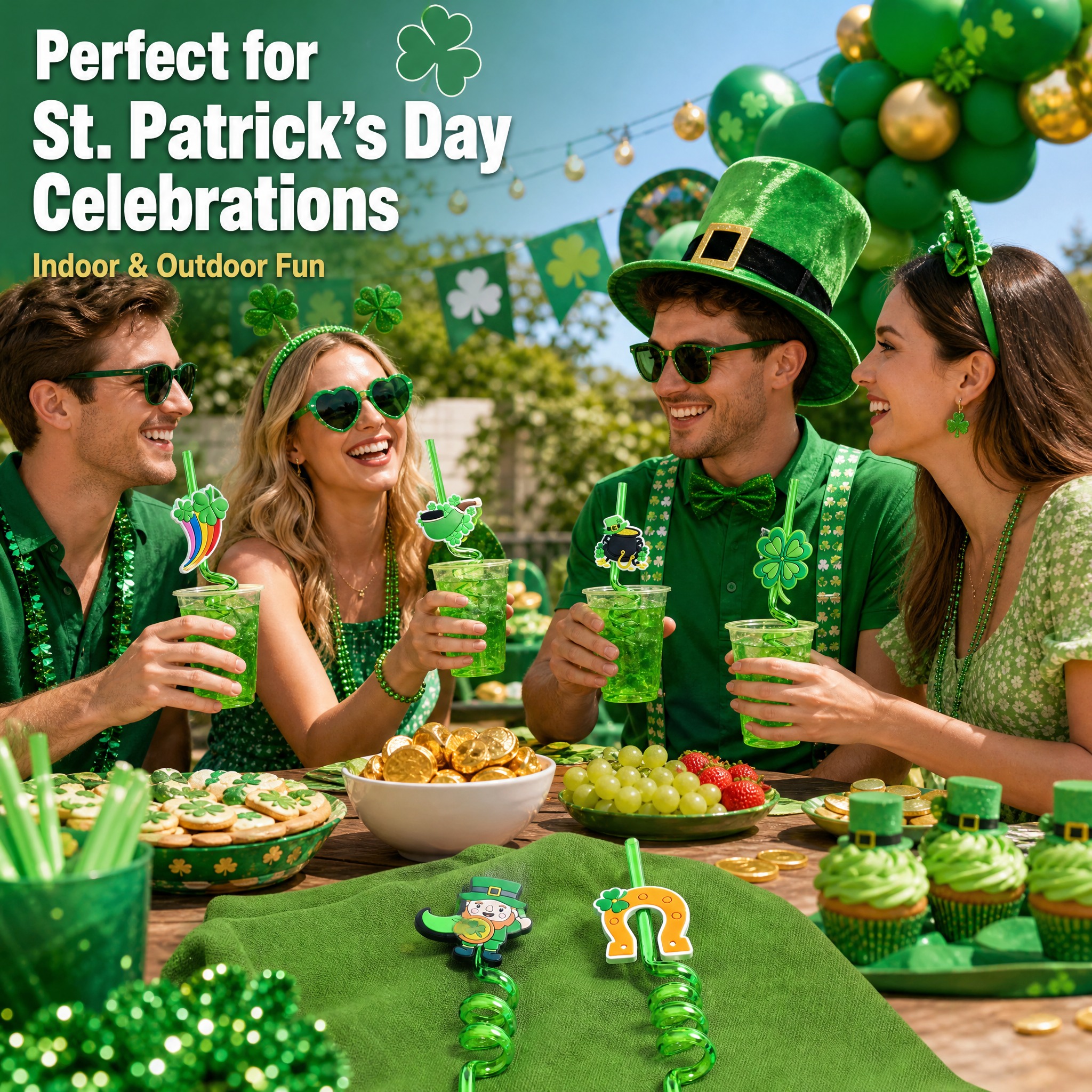 [主图-3] St. Patrick's Day Charac… - 图片创意预览