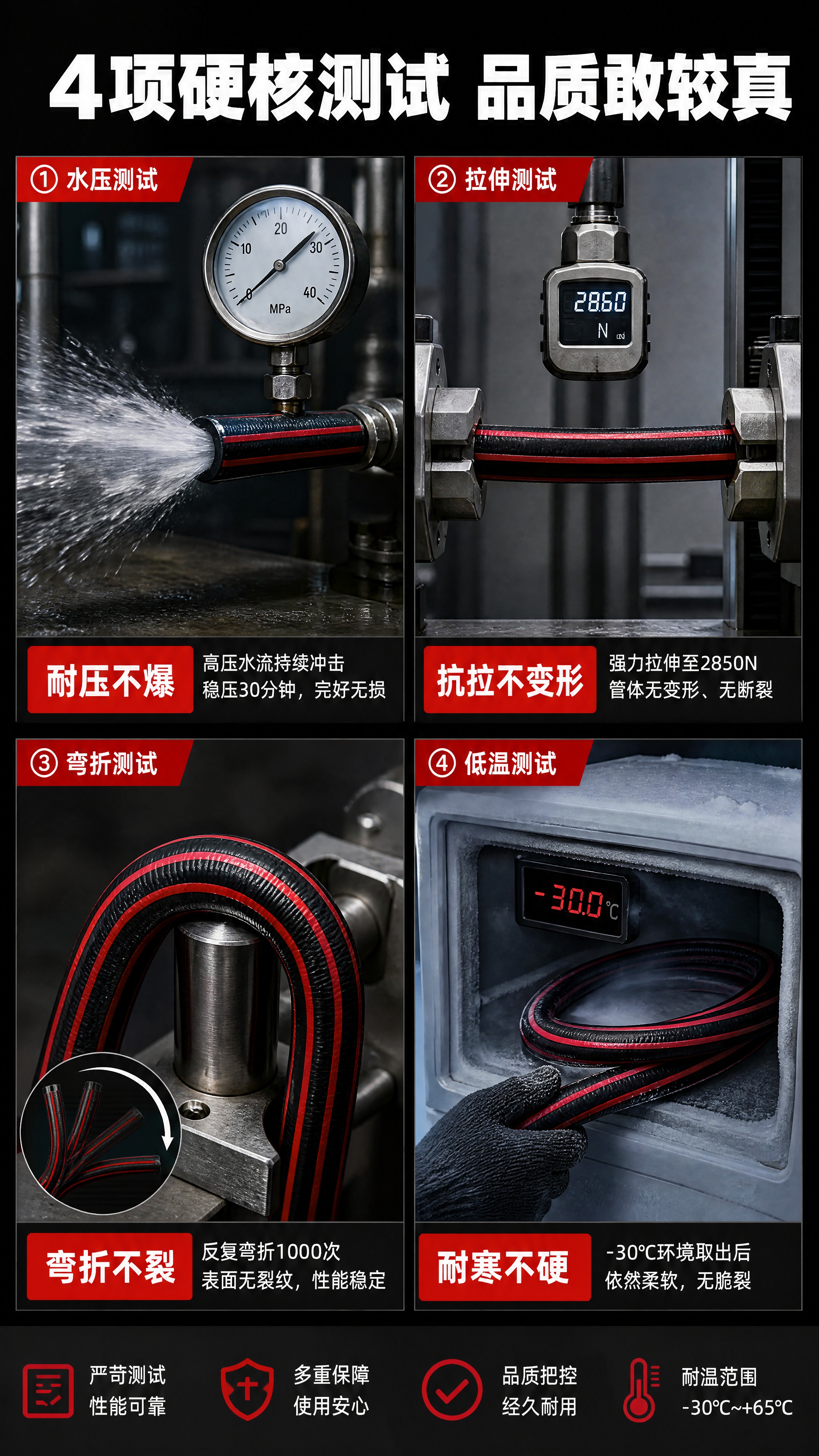 [商品] 使用【图1】黑红条纹PVC高压软管；保留管材外观和颜… - 图片创意预览