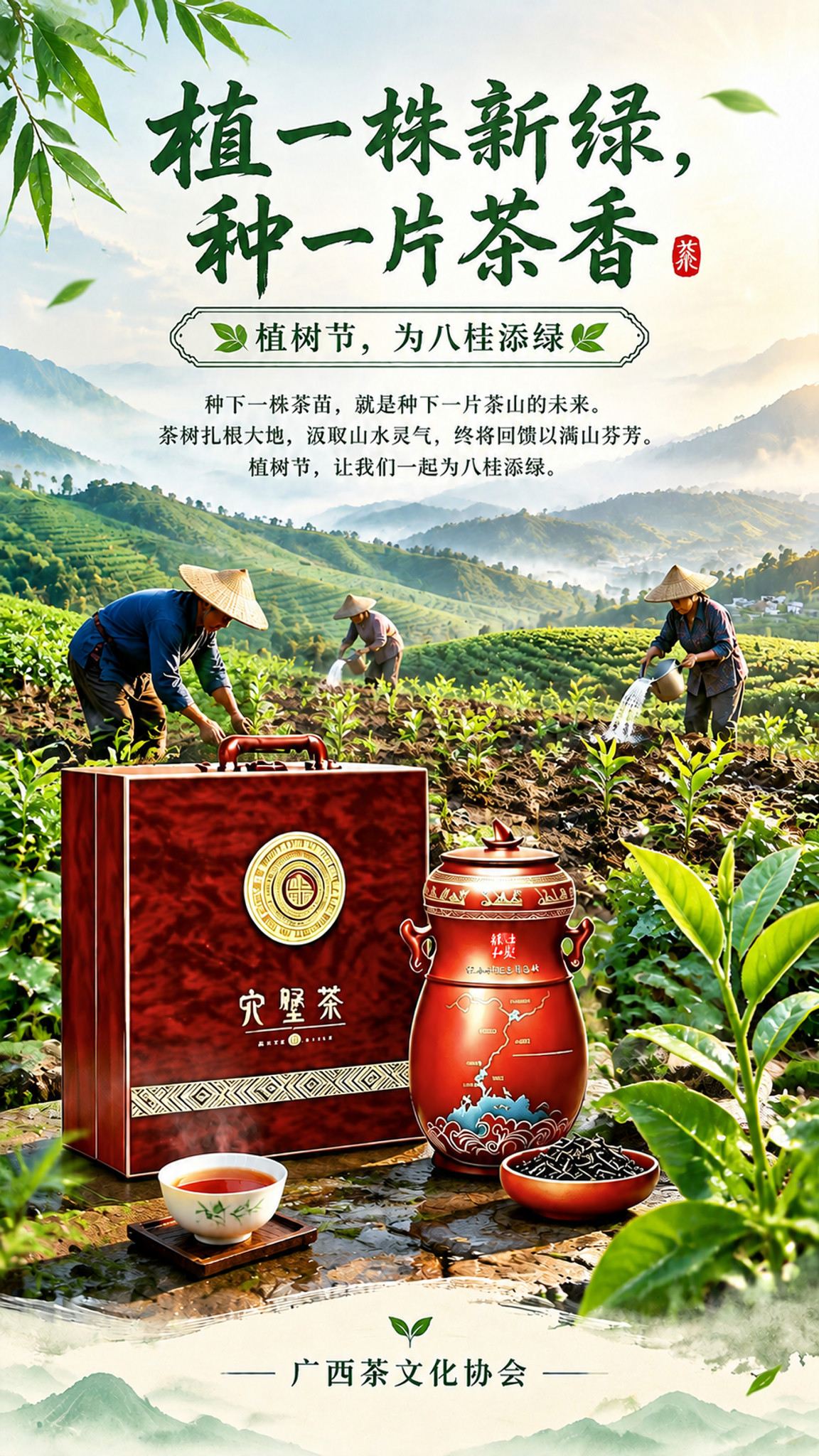 将画面中茶席上的茶杯（茶盏）尺寸缩小约百分之十，位置与造型保持… - 图片创意预览