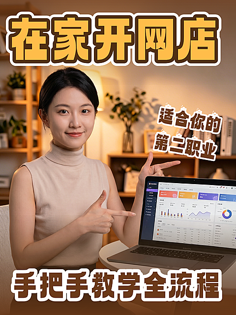 小红书大字人像网店知识科普小红书封面