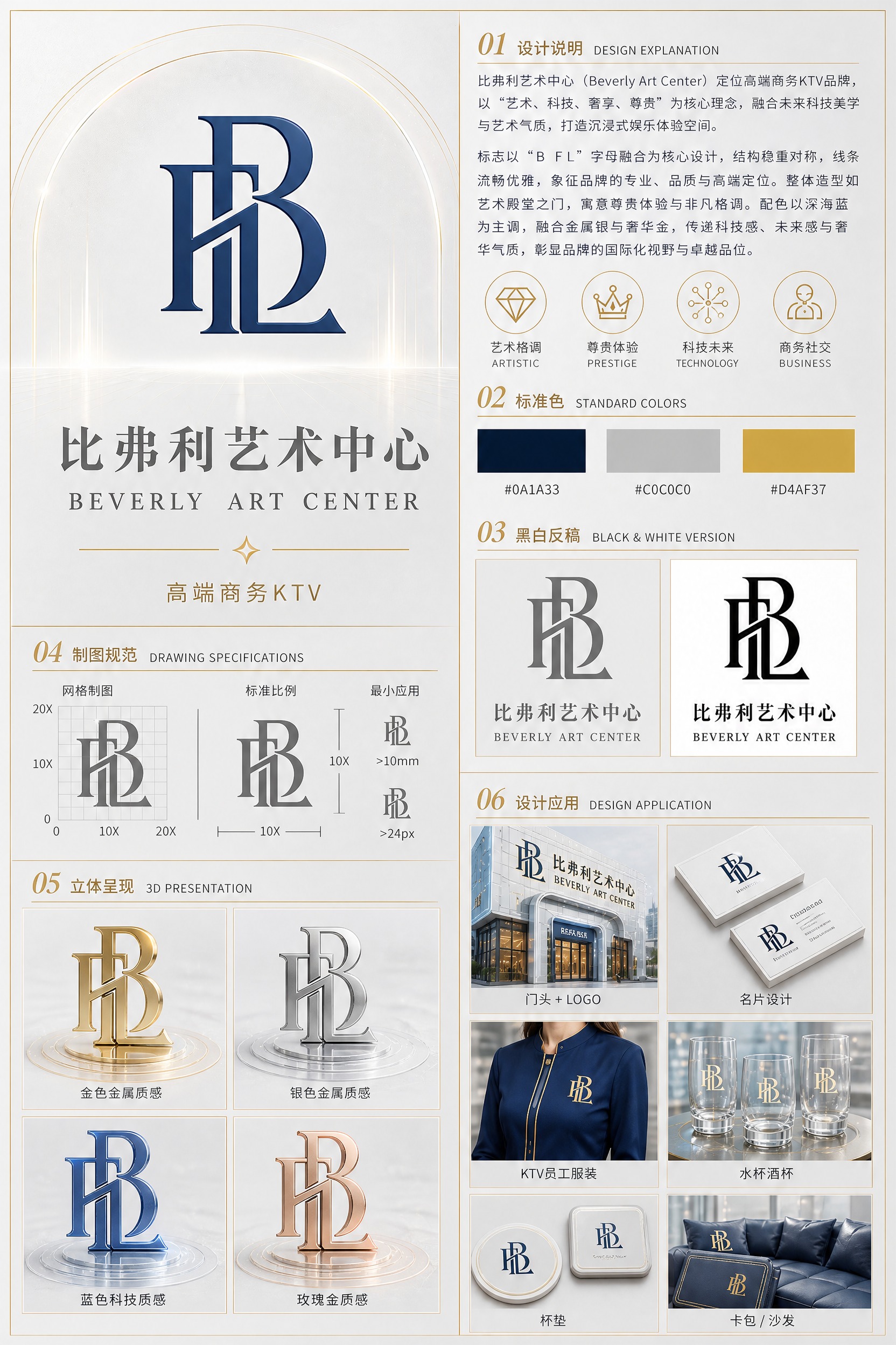 基于图1的VI展板版式，生成反色版本——整体背景改为浅银色/浅… - 图片创意预览