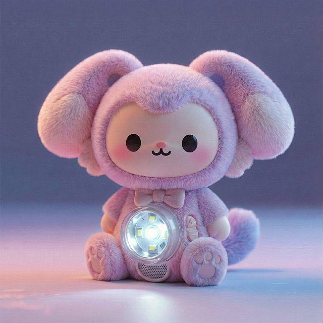 灯和喇叭除外，其他变成毛绒材质