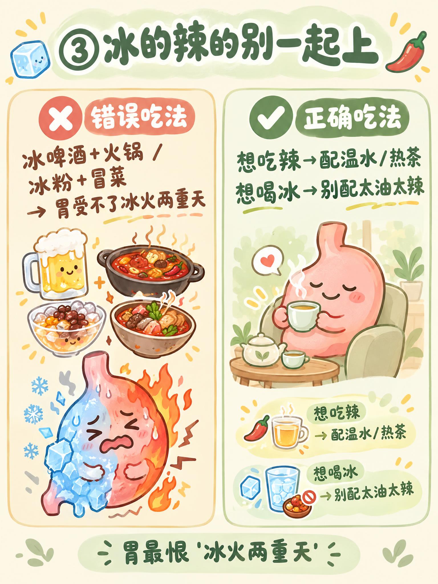 可爱软萌卡通风格科普卡片，3:4竖版，低饱和暖黄色+奶白浅绿色… - 图片创意预览