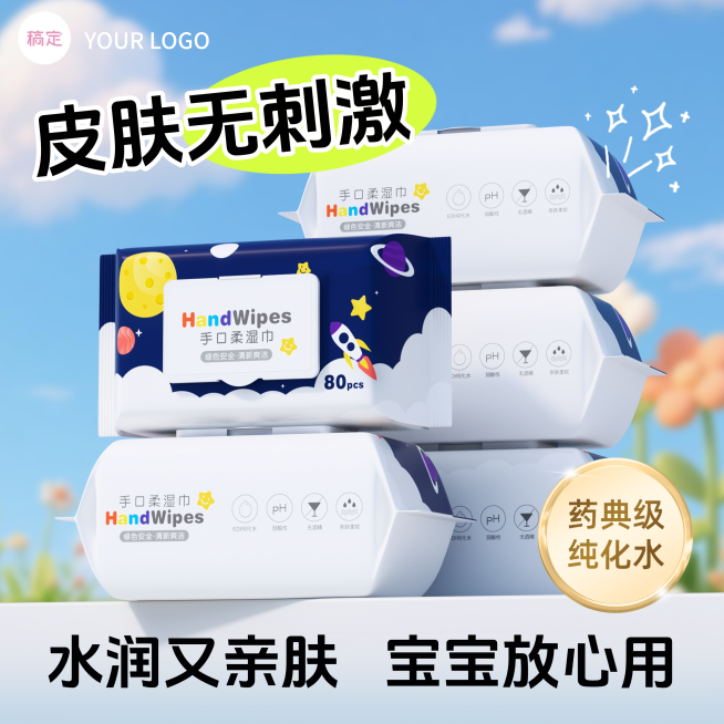 湿巾主图，电商淘宝爆款主图预览效果