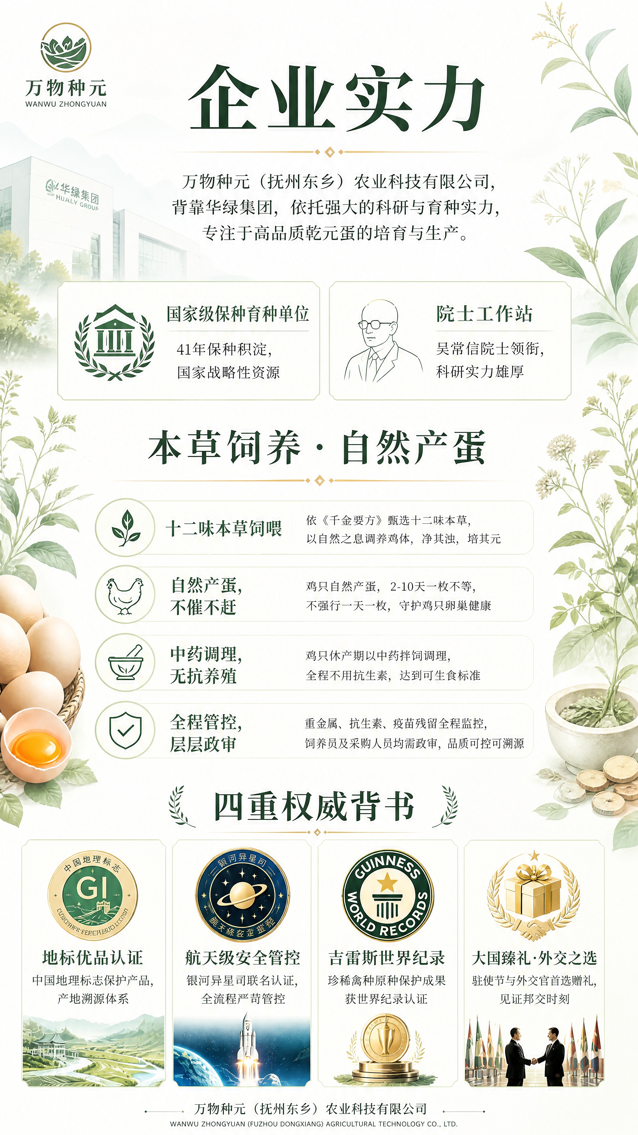 企业三折页第三页设计，主题为企业实力展示，淡色清爽风格，竖版9… - 图片创意预览