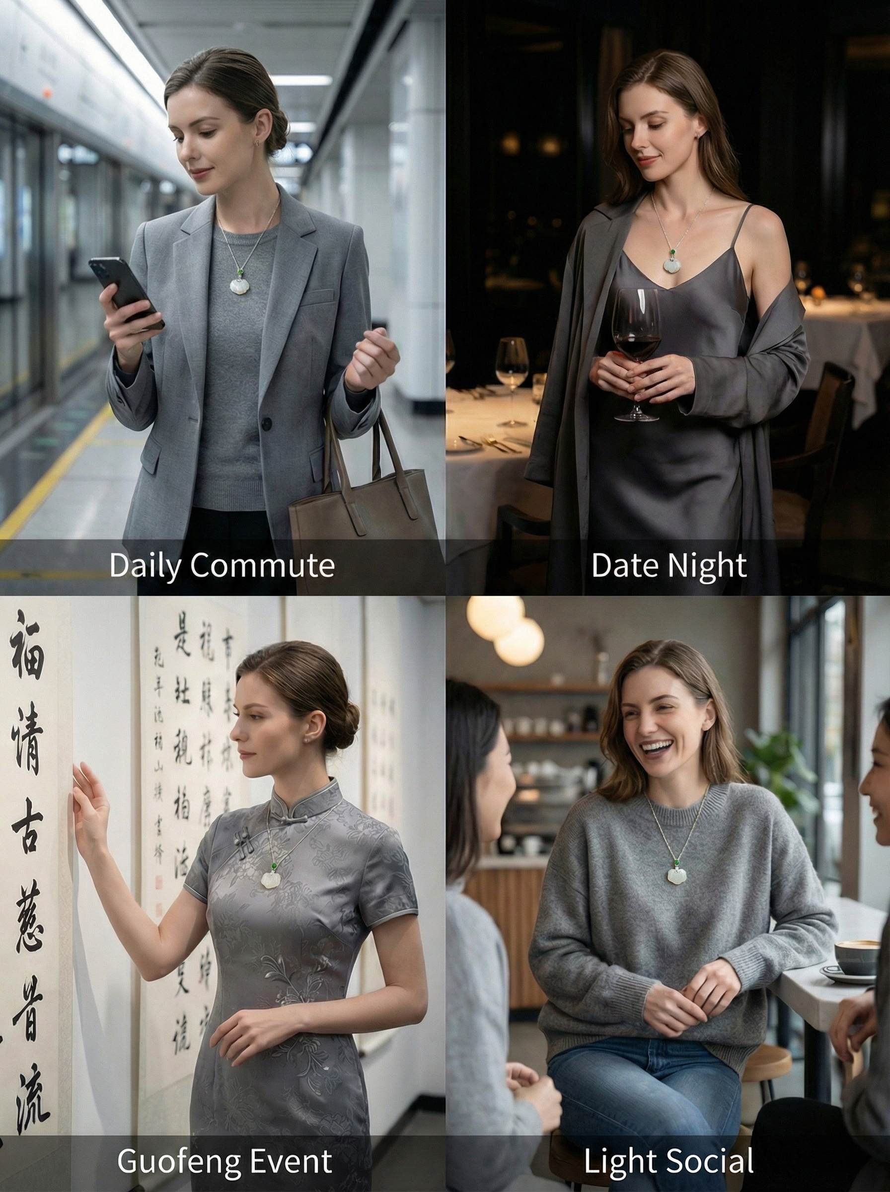 Replace all the necklaces in th… - 图片创意预览