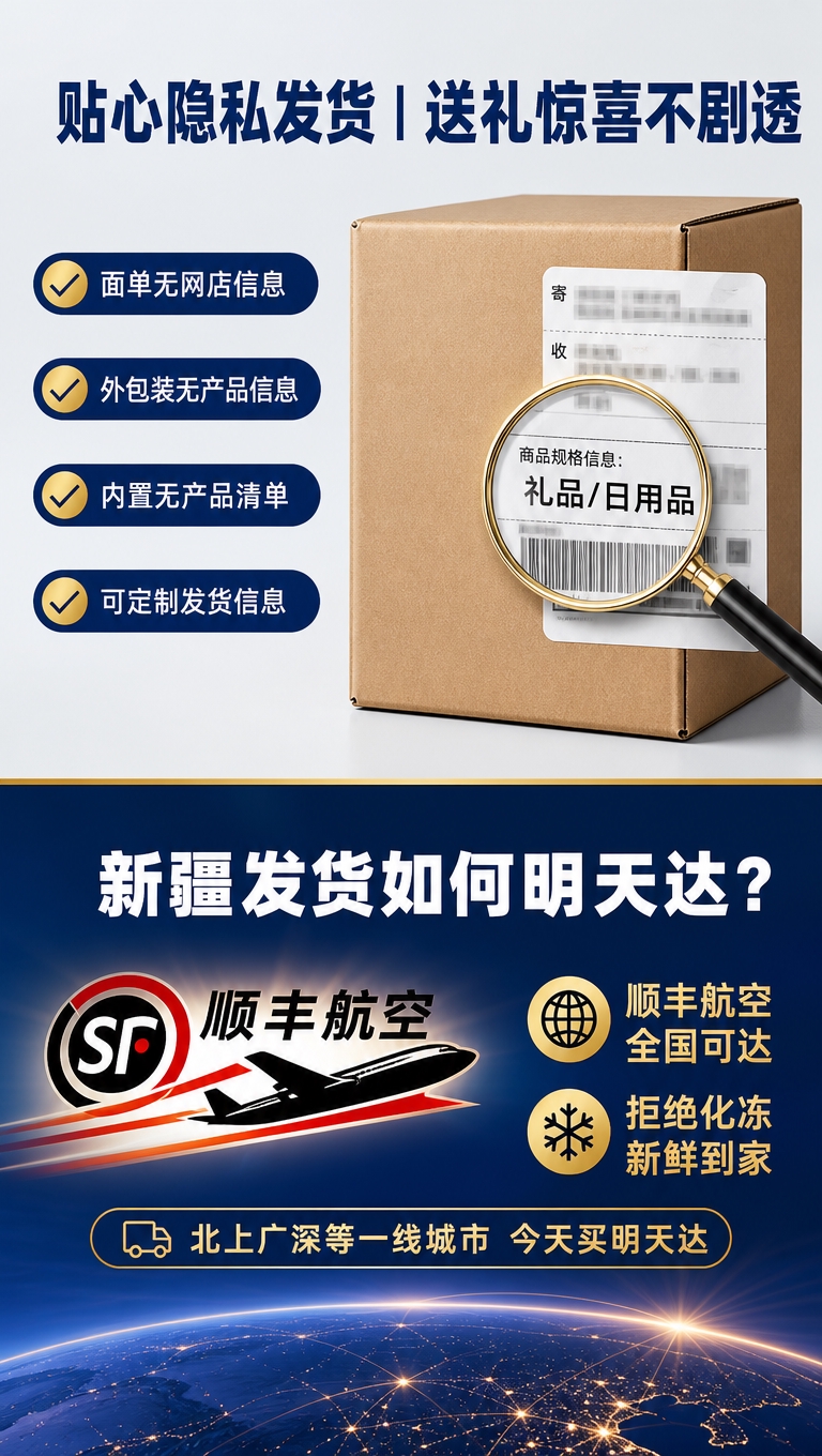 [商品] 使用【图2】三疆牧羊新疆排酸羔羊肉礼盒作为打包好的快… - 图片创意预览
