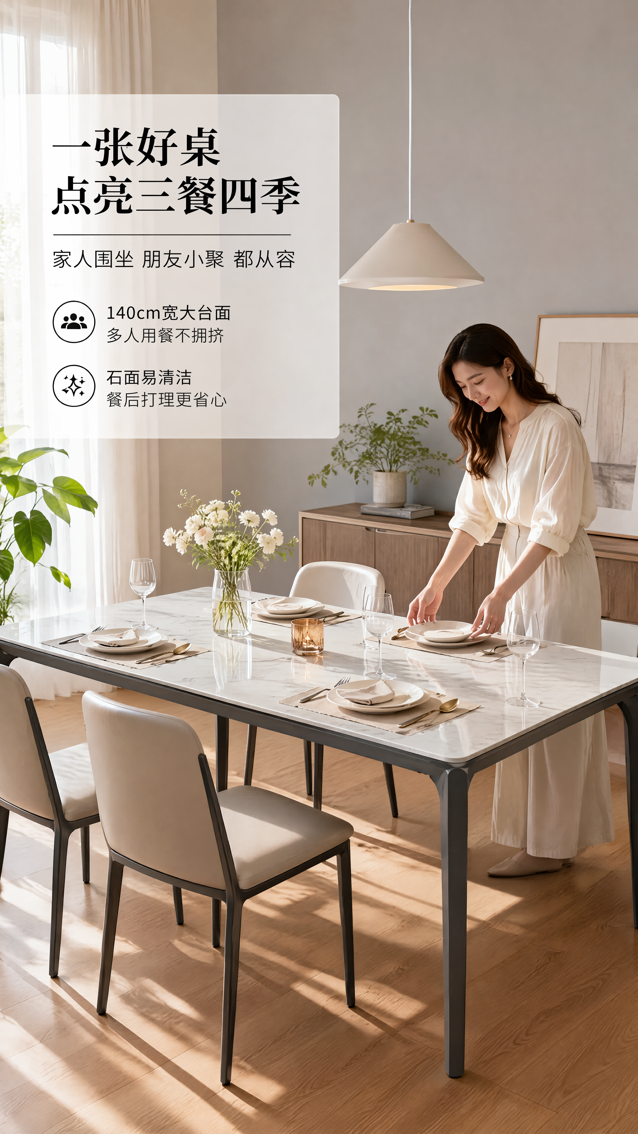 [第5张] 详情页场景体验-餐厅用餐生活场景。本张使用【图1】… - 图片创意预览