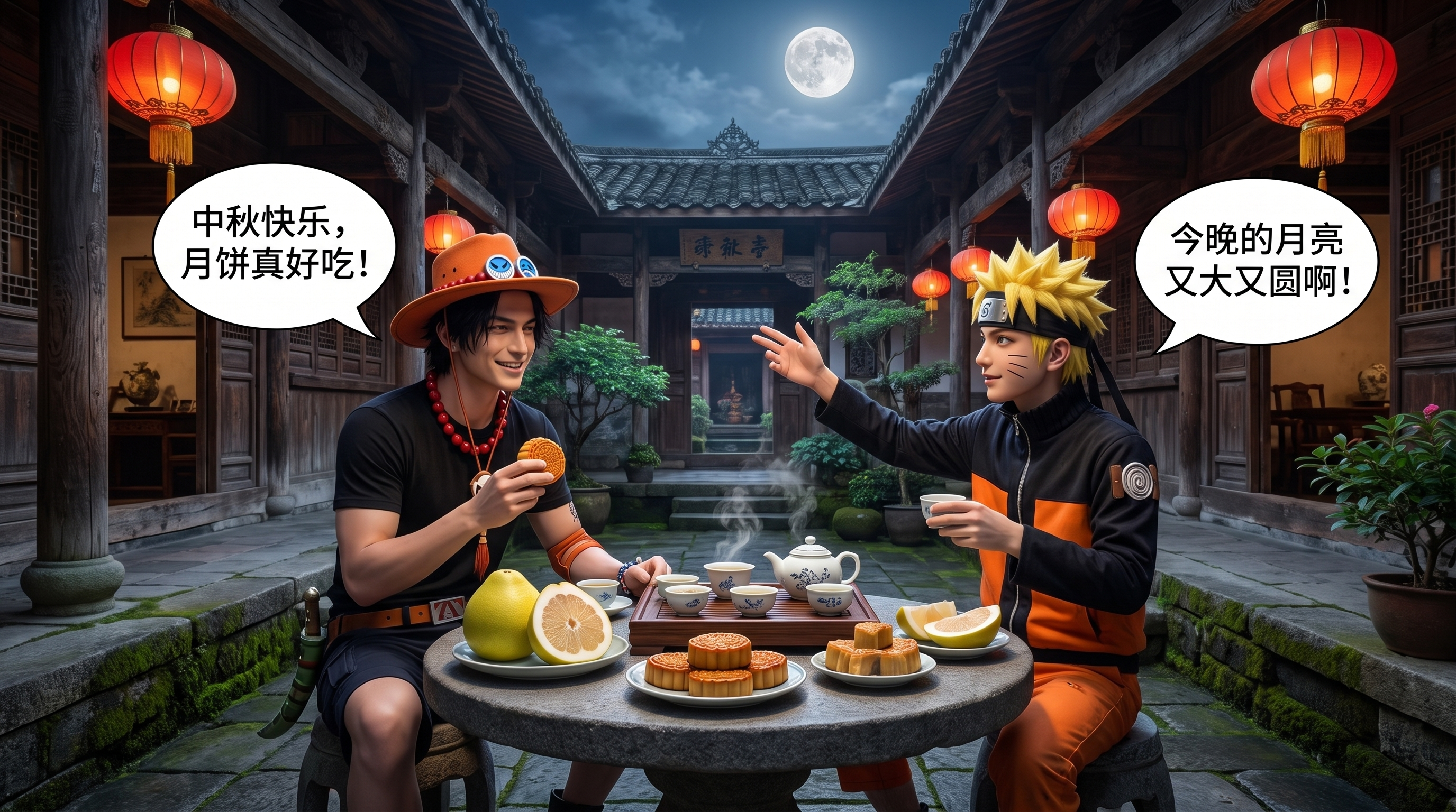生成节日真人图对话 - 图片创意预览