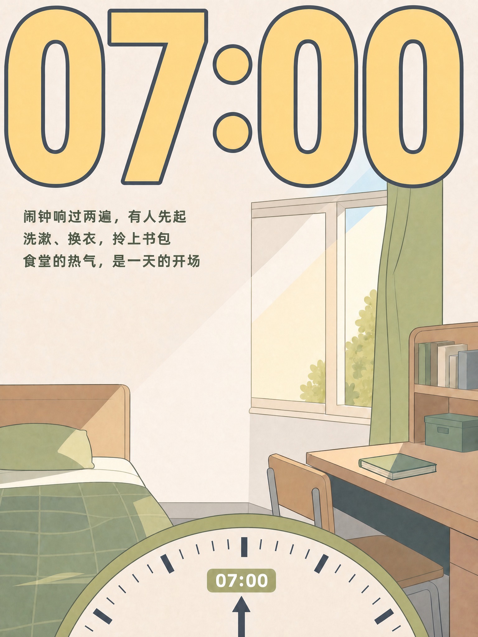 保持画面中除了主体大学生人物之外的所有元素完全不变，包括大数字… - 图片创意预览