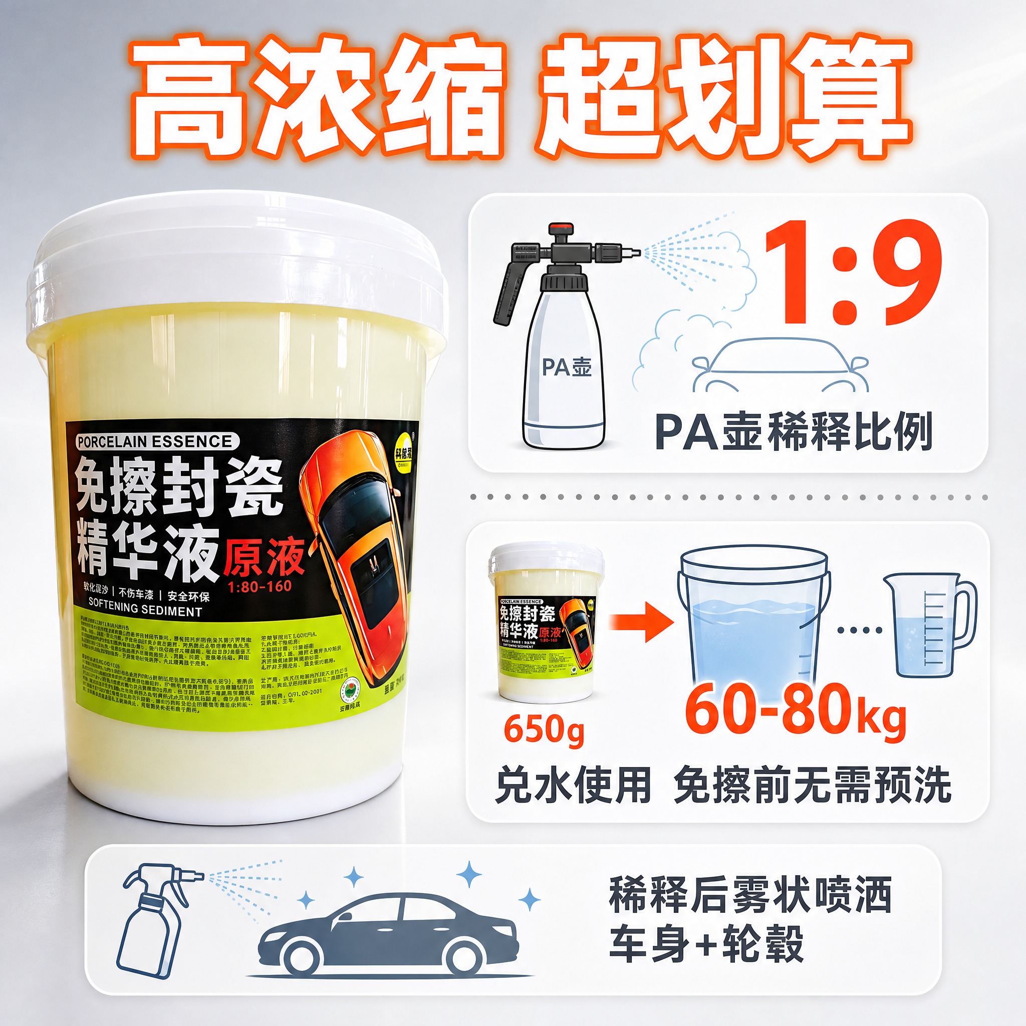 [主图-3] 高浓缩稀释比例 突出650g兑水60-80kg和… - 图片创意预览