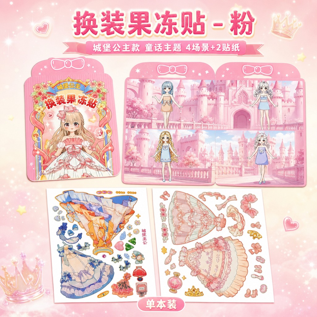 1:1正方形构图，超高清电商SKU图，糖果梦幻少女风，鲜亮通透… - 图片创意预览