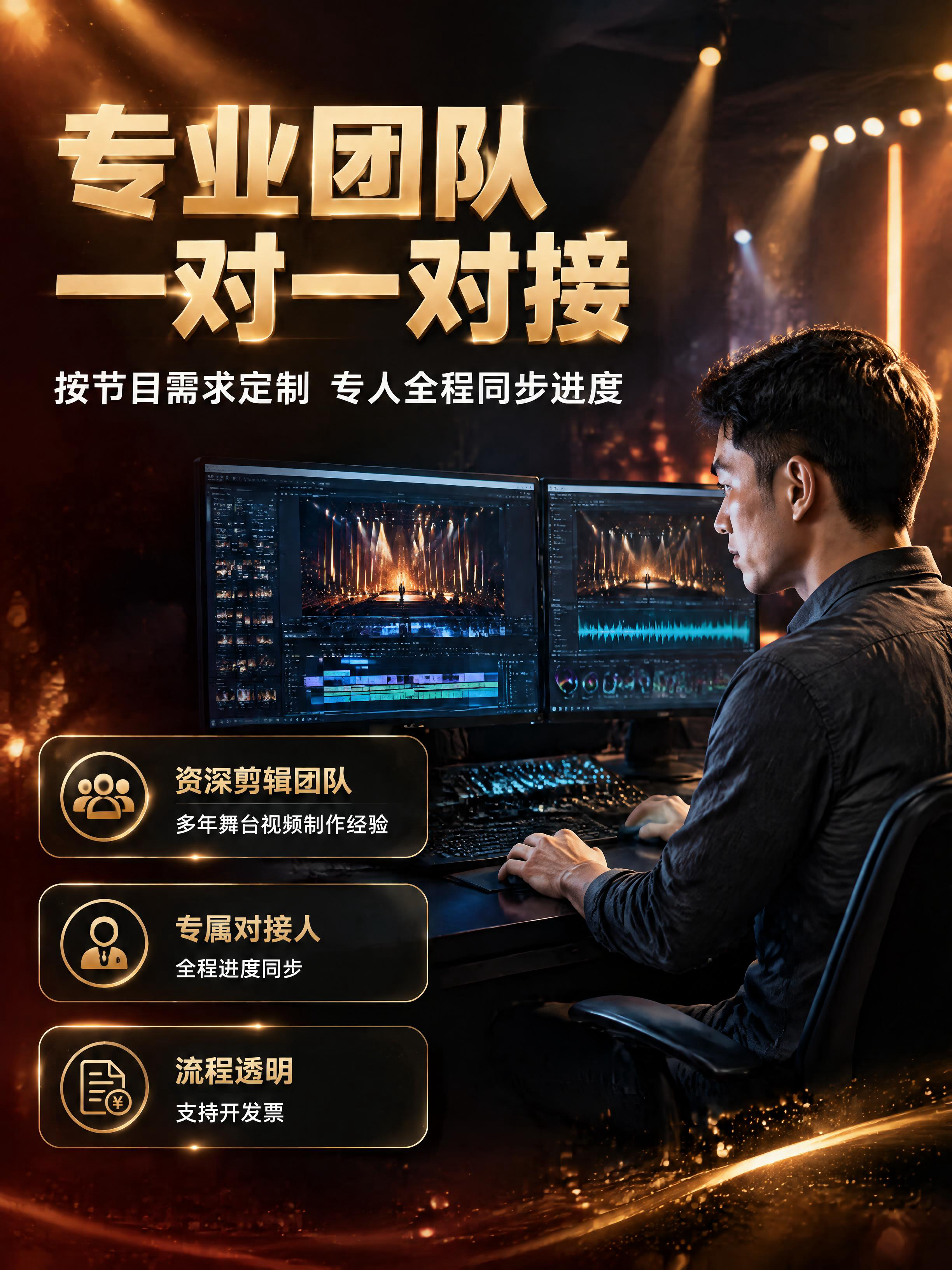 [商品] 使用【图4】参赛视频背景定制团队页中的剪辑师人物与暗… - 图片创意预览