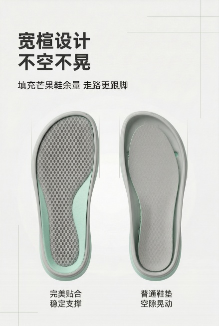 把鞋底的形状改成勃肯鞋底的形状预览效果