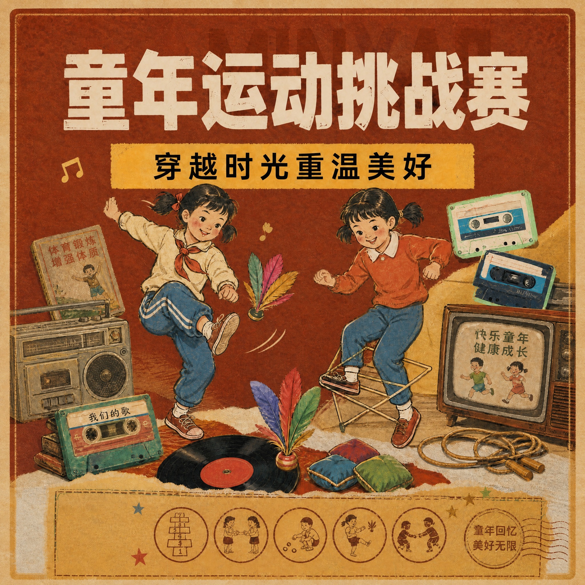 将这张海报调整为正方形80x80cm尺寸（1:1比例），保持画… - 图片创意预览
