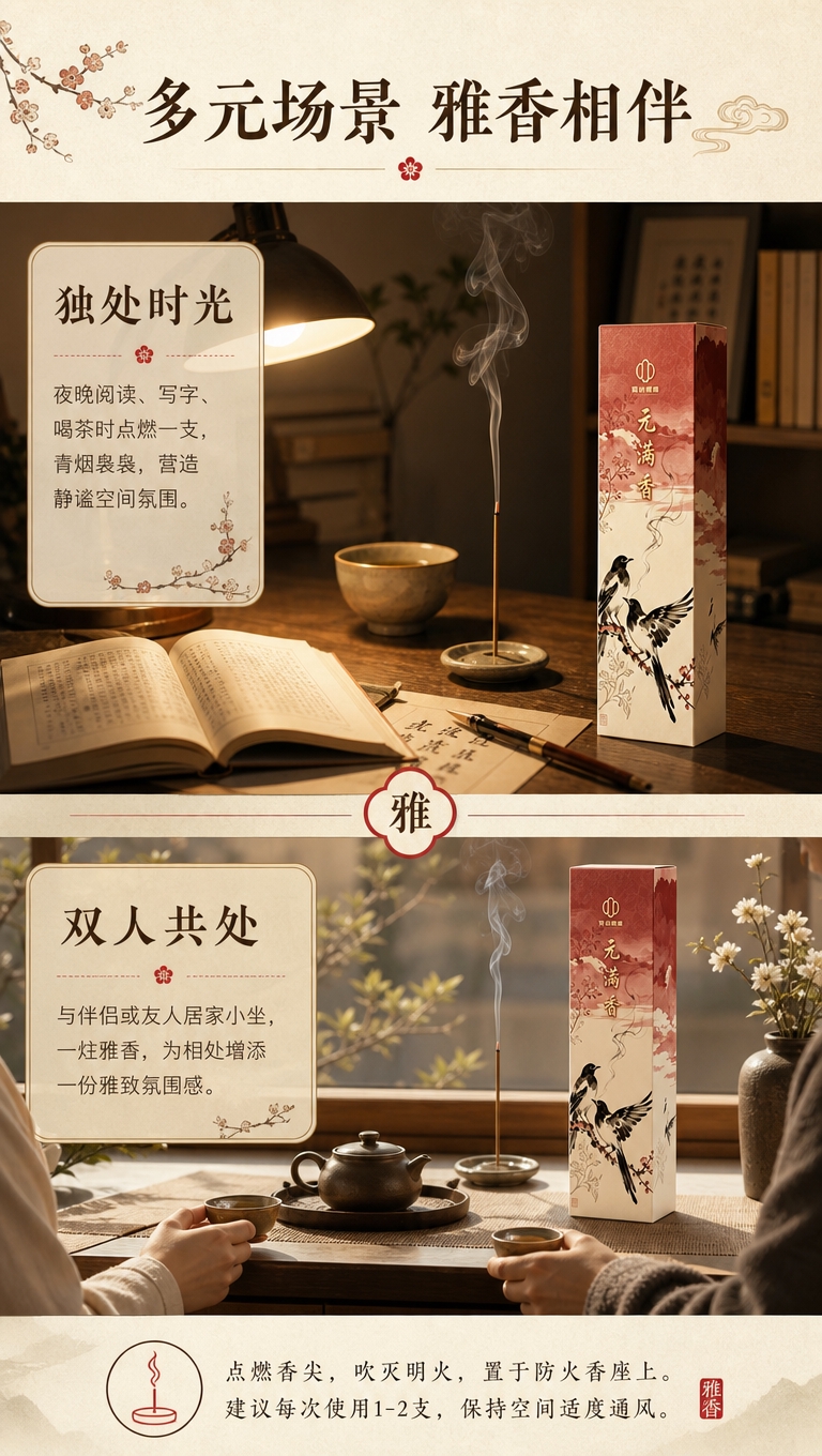 [商品] 使用【图1】荷欢香线香礼盒；保留长方柱形包装盒结构、… - 图片创意预览