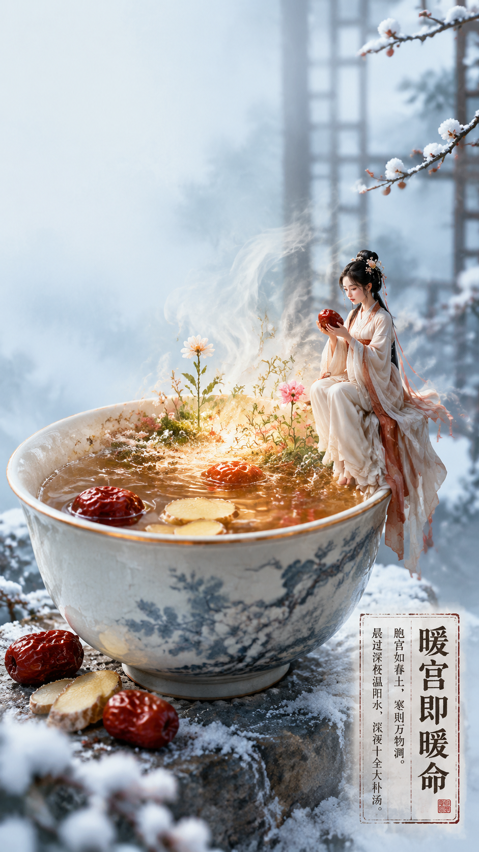 国风新中式工笔风格，微距摄影质感，神话般的场景，雄奇的想象，物… - 图片创意预览