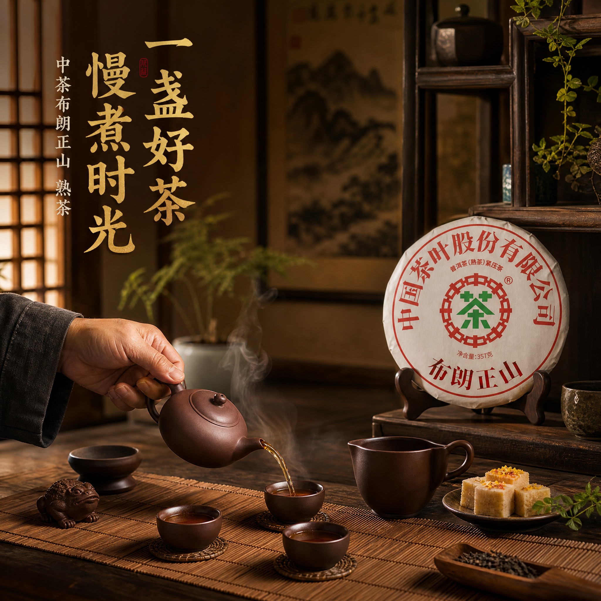 [主图-4 品饮场景] 沉浸式茶室品饮场景主题，营造生活方式代… - 图片创意预览