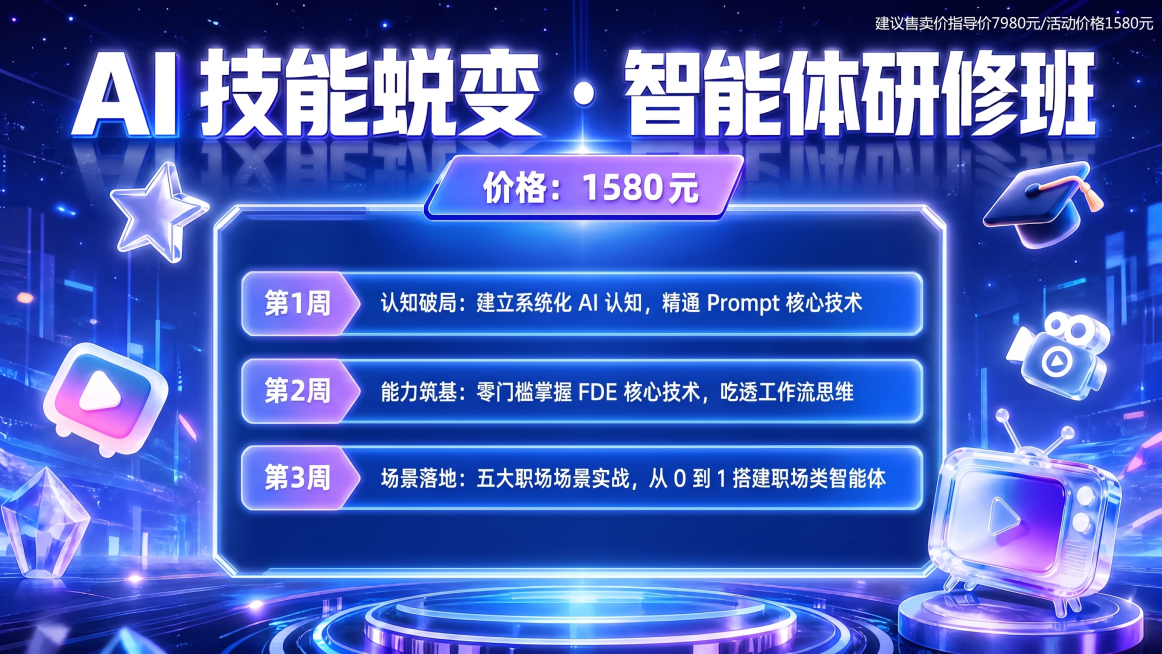 在原图基础上修改：将价格从2980元改成1580元，右上角建议售卖价指导价格保留，只修改活动价格为1580元；课程周次只保留第1周、第2周、第3周的内容，删除第4、5、6周；然后重新排版让整体布局保持预览效果