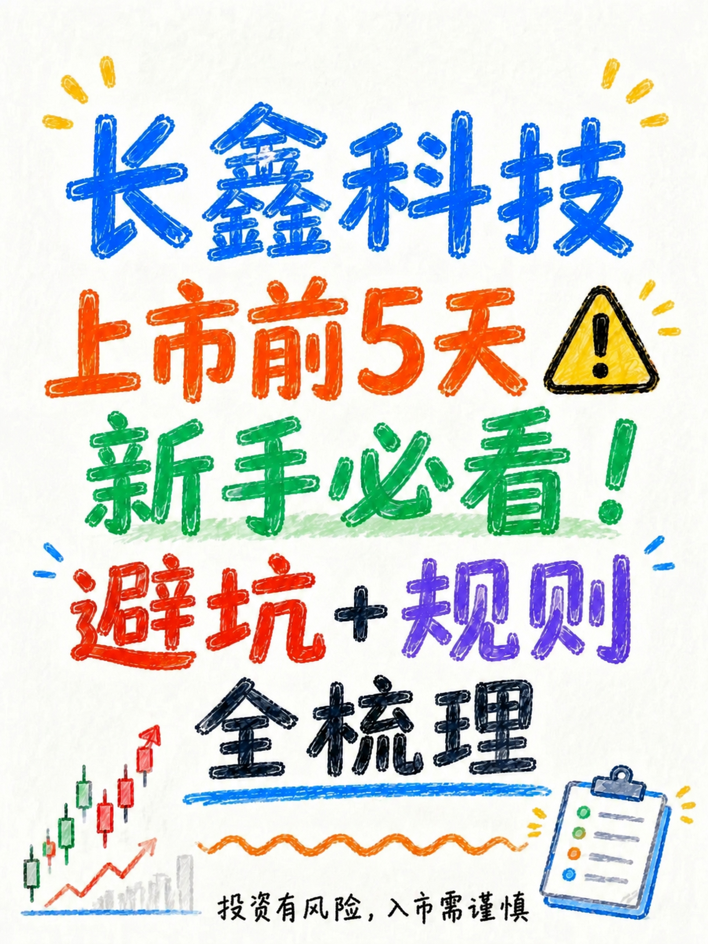 在这张小红书封面图片最底部，添加一行黑色手绘小字：“投资有风险… - 图片创意预览