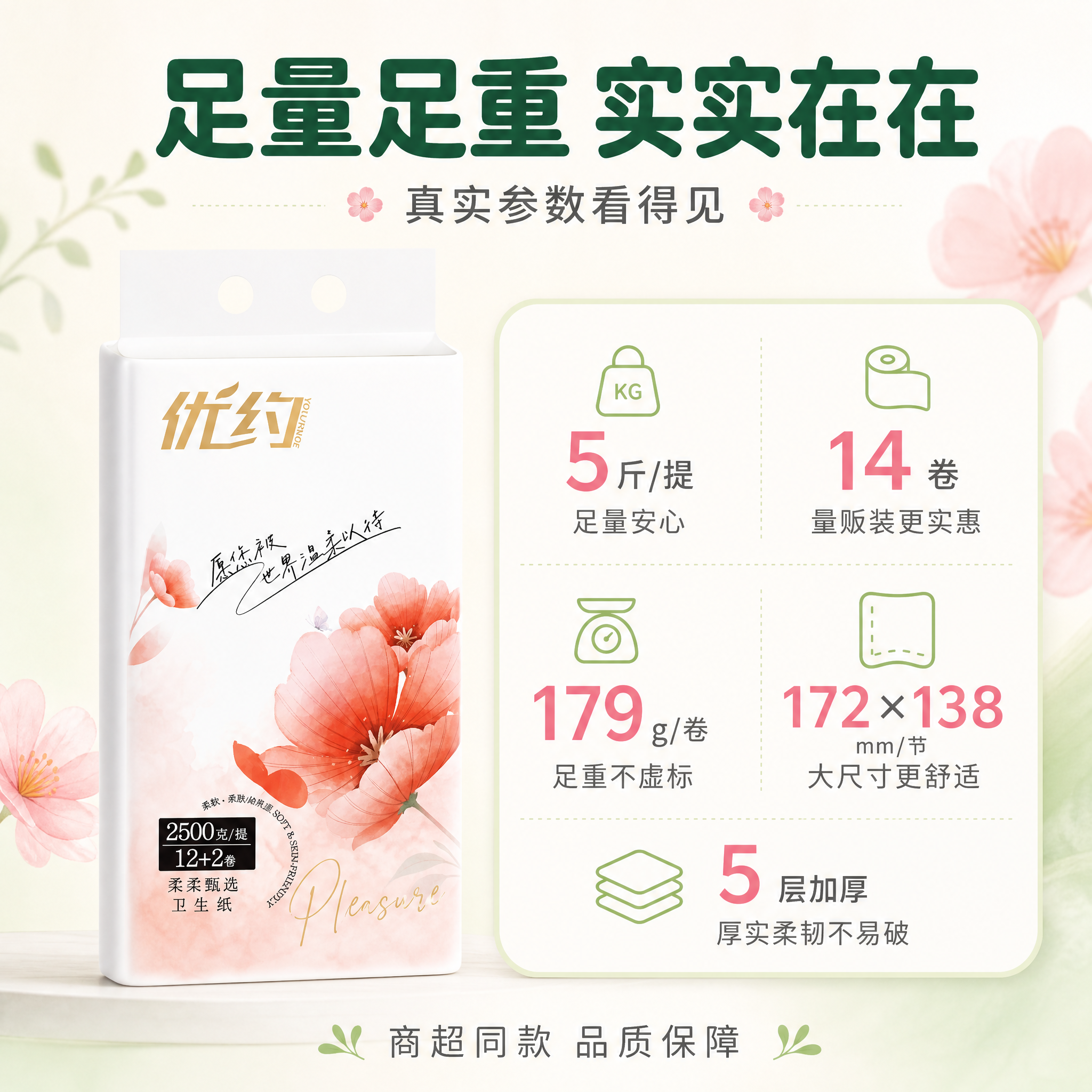 [主图-6] 规格参数 尺寸与重量。主题：足量足重 真实参数看… - 图片创意预览