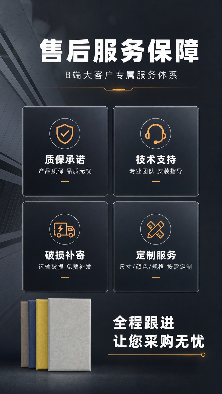 [商品] 使用【图1】玻纤棉软包产品小图作为售后页点缀；商品处… - 图片创意预览