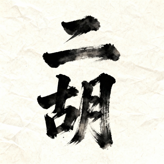 生成一个二胡的字，要毛笔书法体预览效果