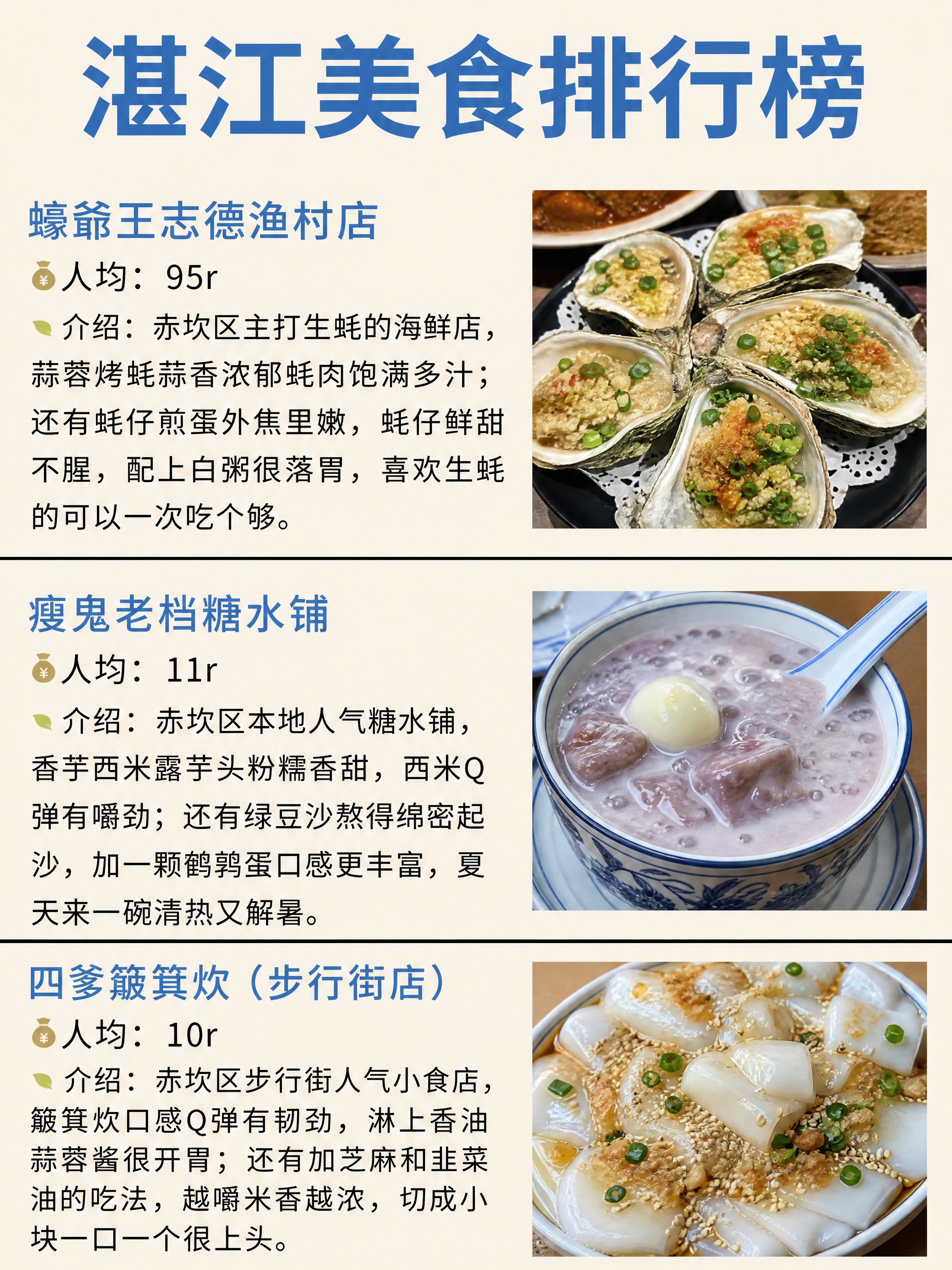小红书笔记美食攻略内页，配图大字复刻版，ins清新美食风，版式… - 图片创意预览