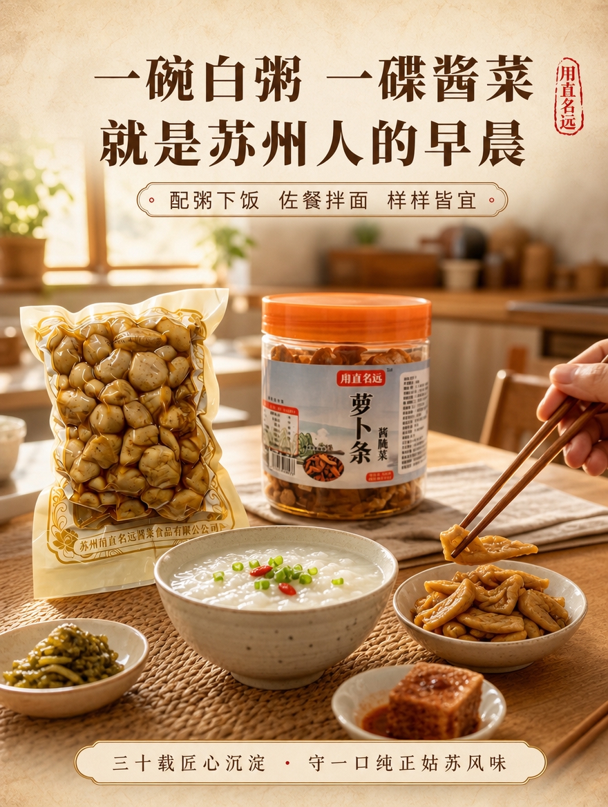 [商品] 使用【图1】真空袋装小萝卜头酱菜和【图2】罐装萝卜条… - 图片创意预览